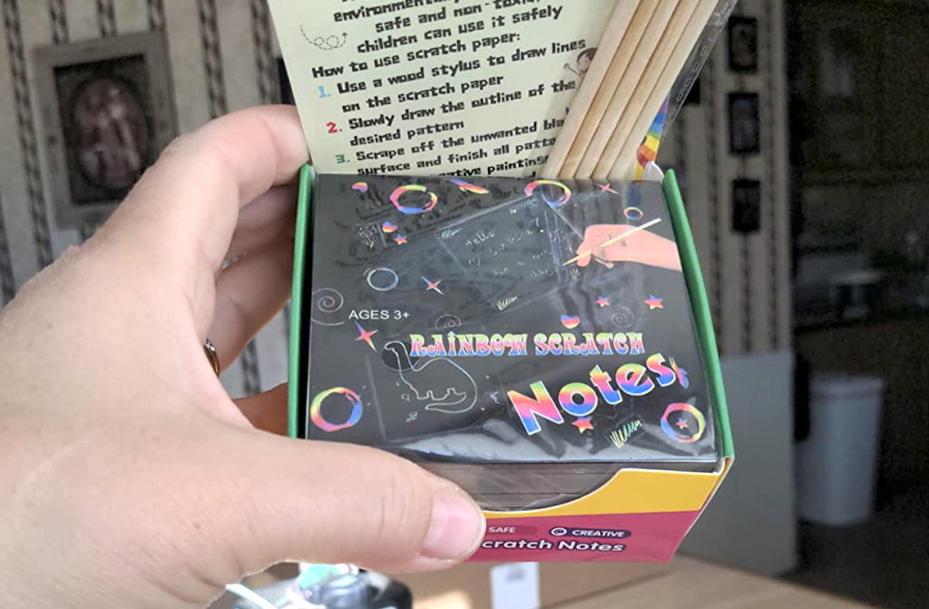 Scratch Art Mini Notes Just $4.94 Shipped on Amazon (Fun Gift Idea)