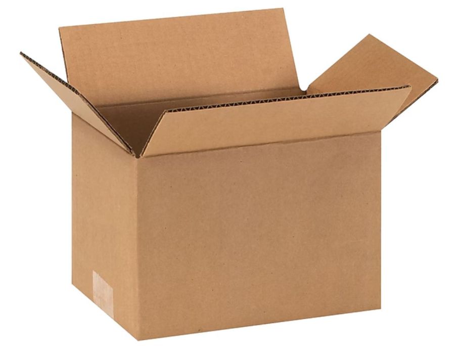 shipping box stock image