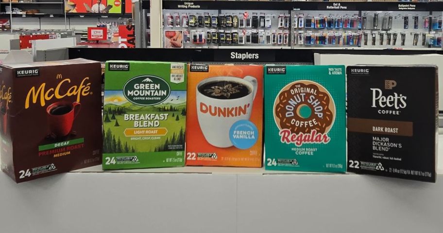 k-cup boxes in store