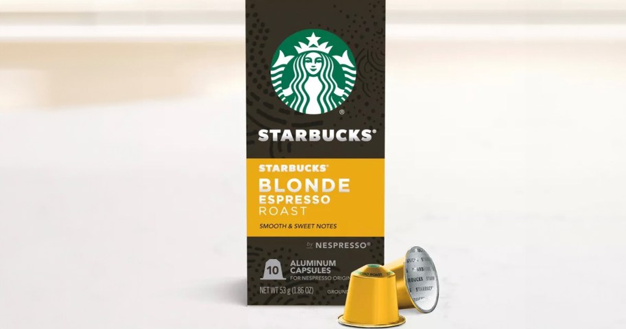 starbucks blonde roast nespresso box 