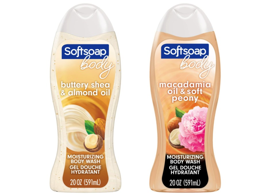 stock image of Softsoap Body Wash - Macadamia Oil and Peony