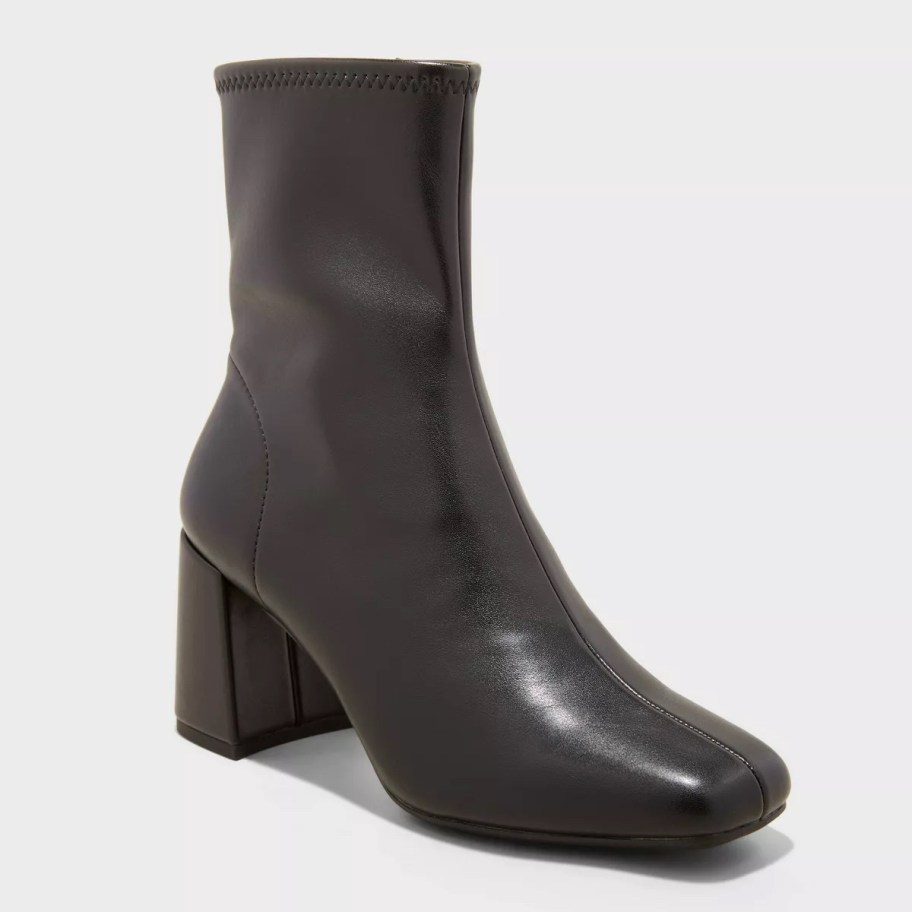 stock photo of black womens boot