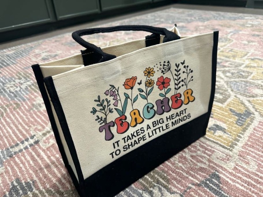 Teacher tote bag 