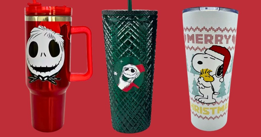 Nightmare Before Christmas & Peanuts Tumblers from $7.99 on Walgreens.online