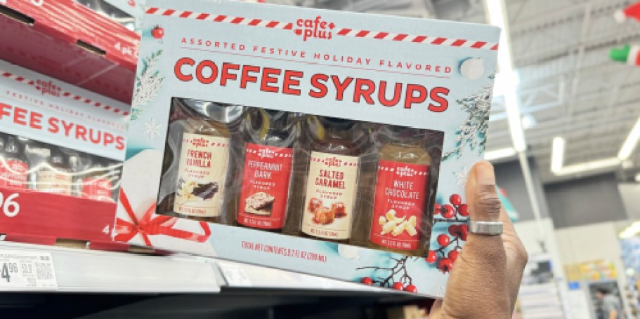 WOW! Coffee Syrup Sampler 4-Pack Under $5 at Walmart—Perfect Stocking Stuffer!