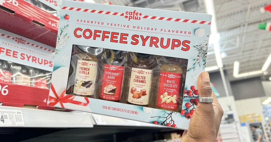 This Under $5 Coffee Syrup Sampler Would Be a Great Stocking Stuffer!