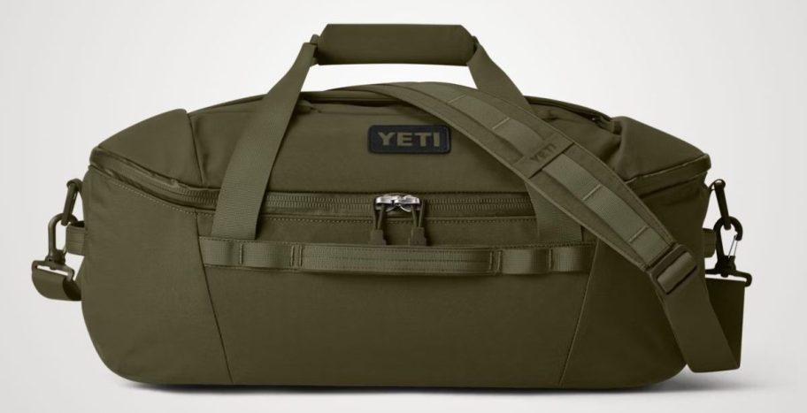 yeti duffle stock image