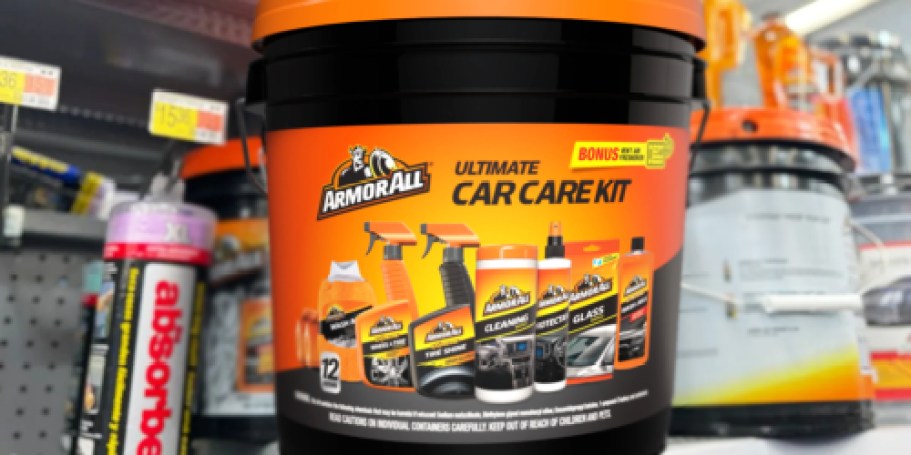 Armor All 12-Piece Car Care Gift Pack w/ Reusable Bucket Just $24.98 on Walmart.online (Reg. $44)