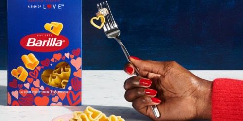 HURRY! Limited Edition Heart-Shaped Barilla Pasta Back In Stock on Amazon (Will Sell Out Again)