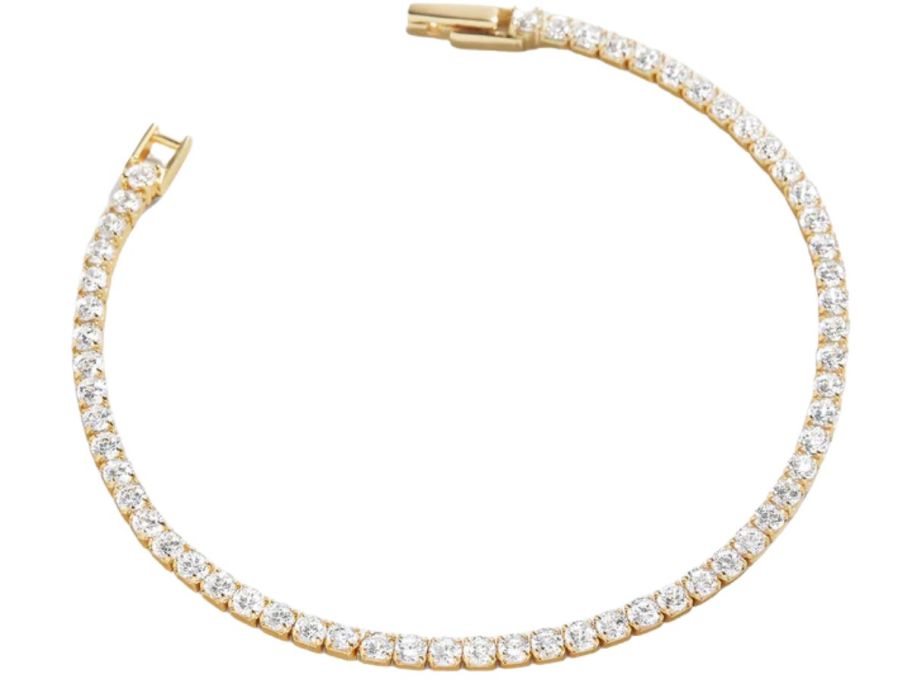 Baublebar Bennett 18K Gold Tennis Bracelet