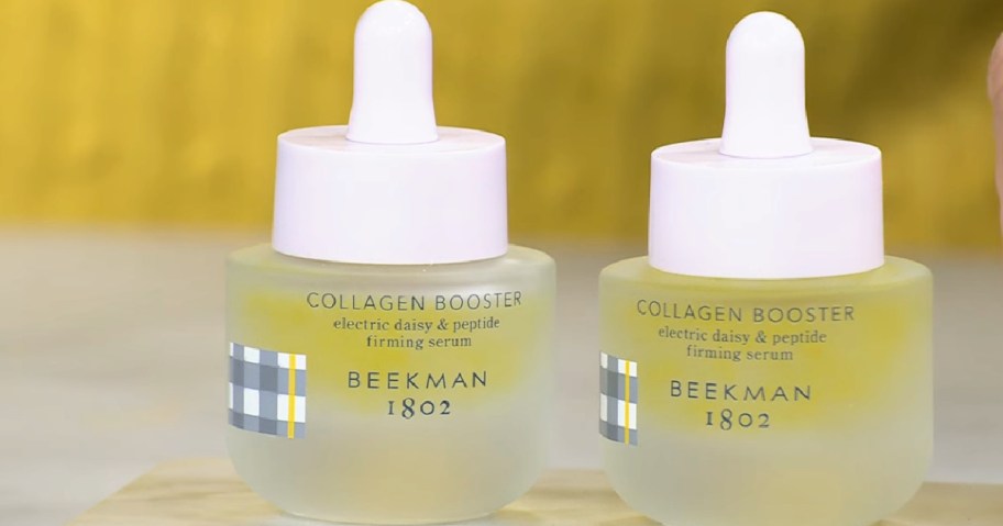 Two bottles of Beekman serum 