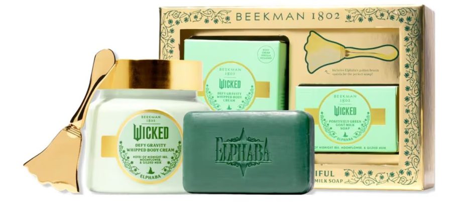 Beekman 1802 x Wicked Wickedly Beautiful Body Care Gift Set stock image