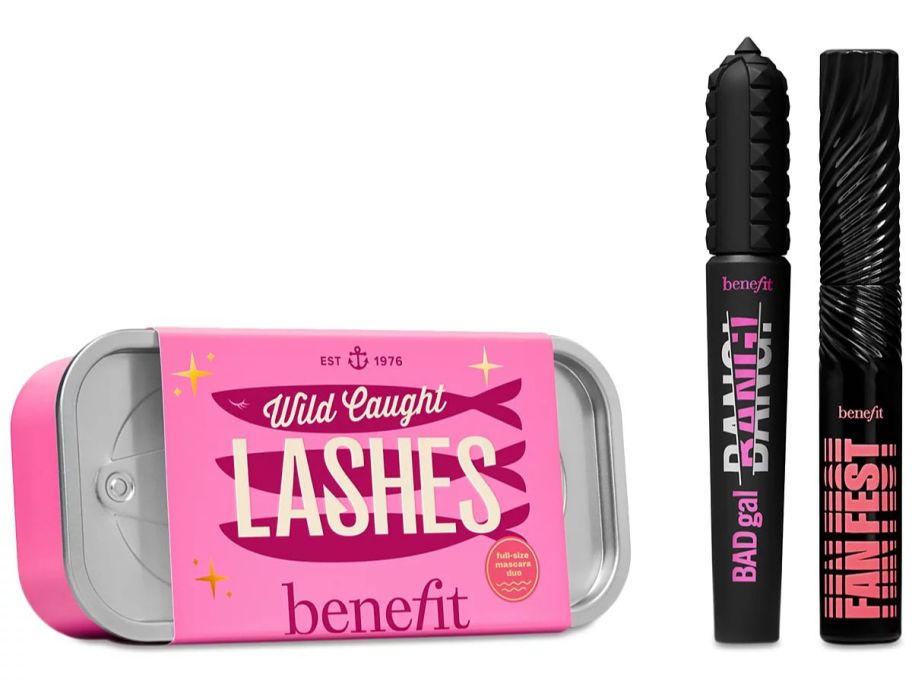 Benefit Cosmetics 2-Piece Wild Caught Lashes Mascara Set stock image