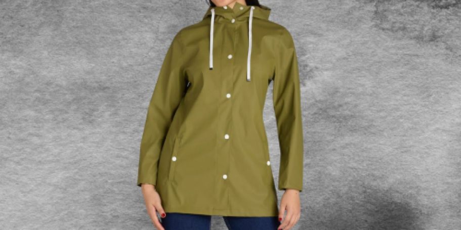 Women’s Rain Coat Only $9.99 on Walmart.online (Reg. $65) | Available in Plus Sizes!