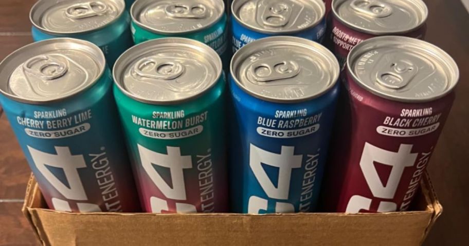 C4 Smart Energy Drink Berry Breeze Variety 12-Pack