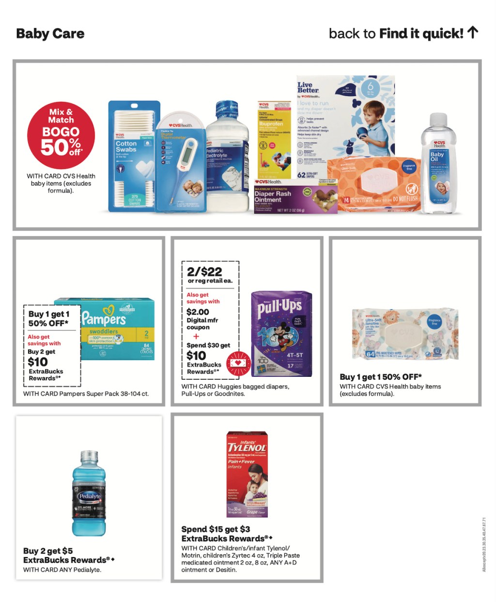 page from CVS ad