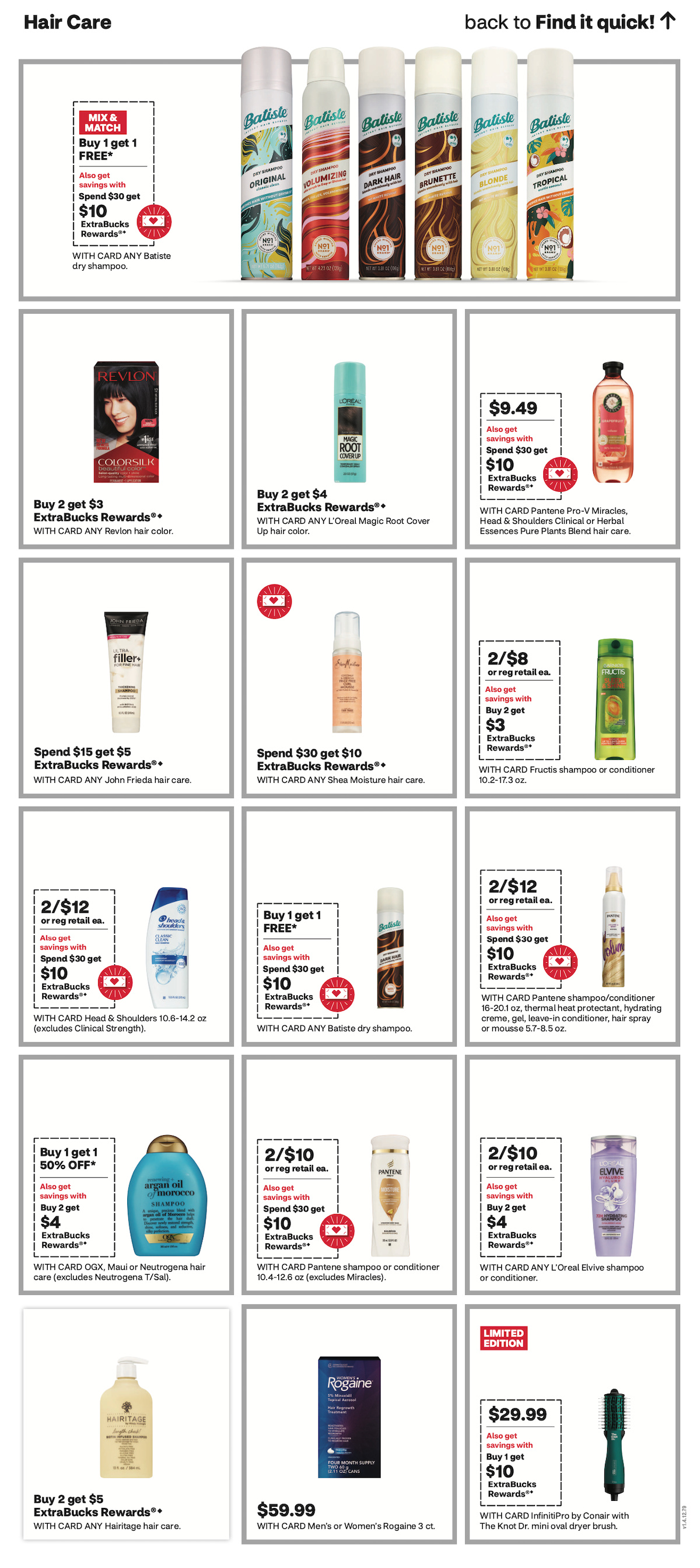 page from CVS ad