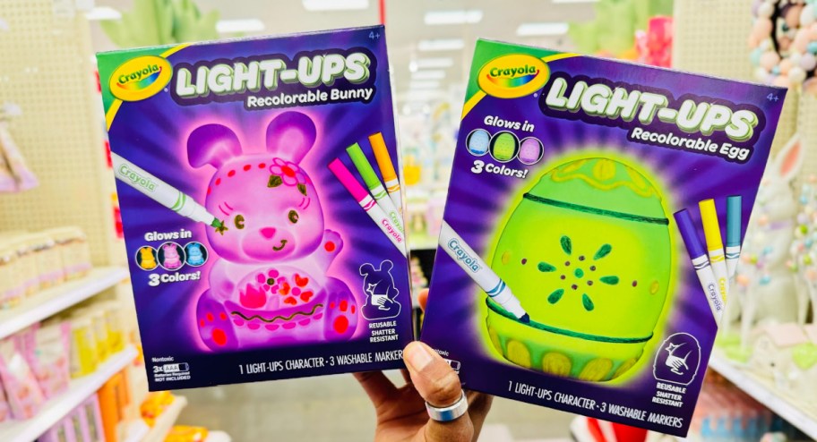 Crayola Easter Light-Ups in bunny and egg