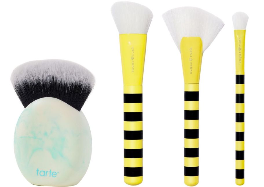 make up brushes stock image