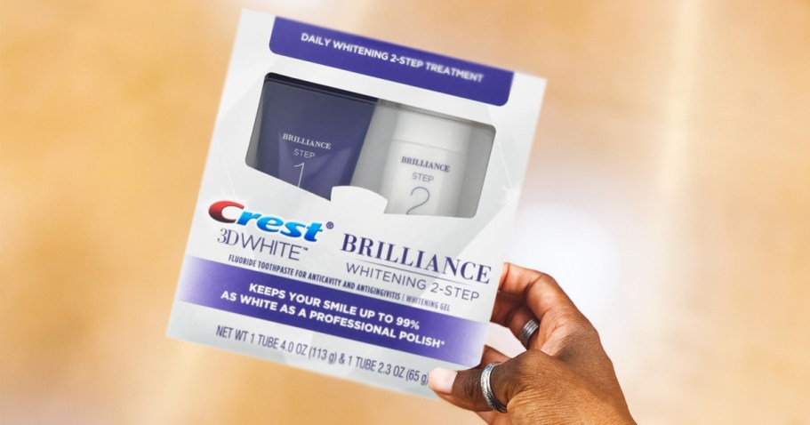 Crest 3D White Brilliance 2-Step Kit Just $8.59 Shipped on Amazon (Regularly $15)