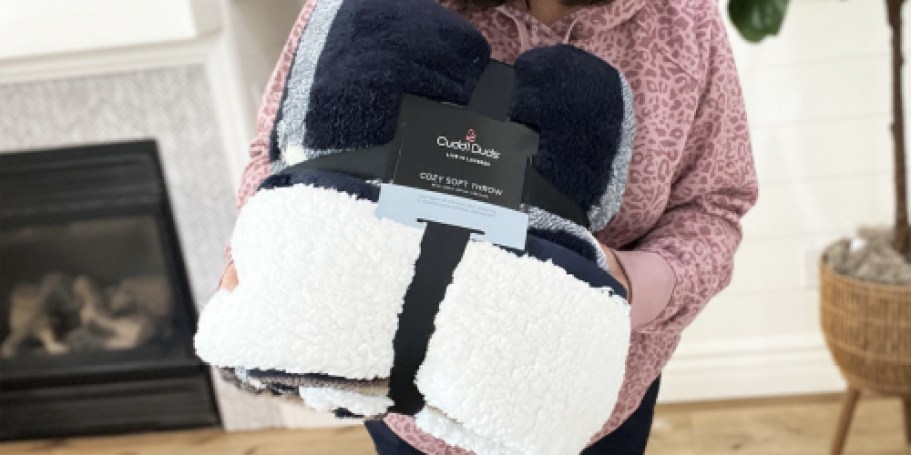 Cuddl Duds Sherpa Throws Only $11.99 on Kohls.online (Regularly $30)