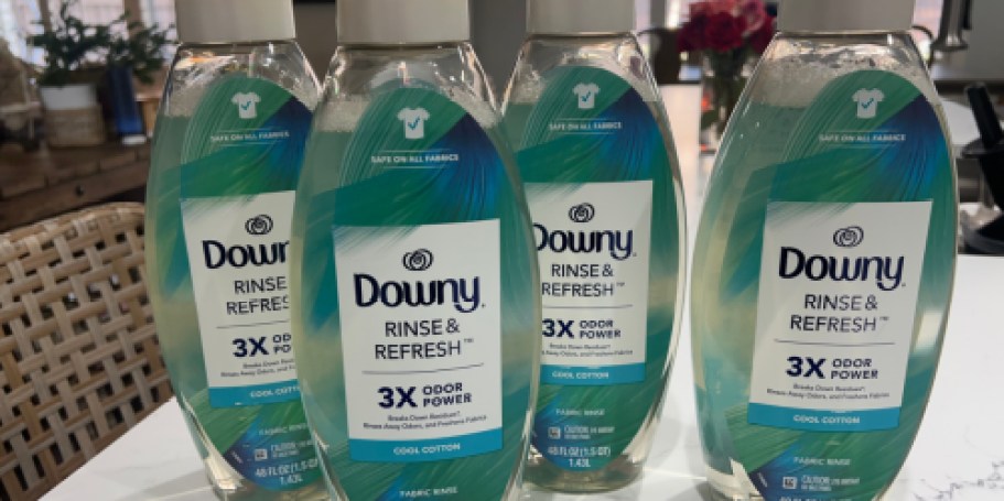 Get 4 Large Downy Rinse & Refresh Bottles for $34 Shipped on Amazon (Around $8.44 Each!)