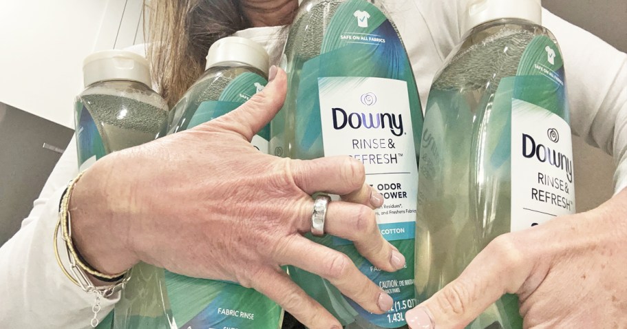 FOUR Downy Rinse & Refresh Bottles Just $33.86 Shipped on Amazon (Only $8.47 Each)