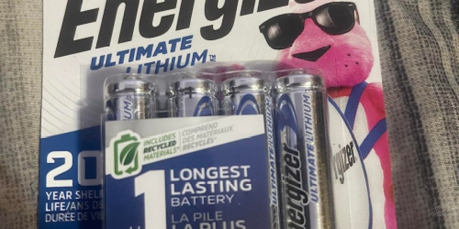 Energizer AA Batteries 4-Count Only $7.58 Shipped on Amazon (Reg. $24)