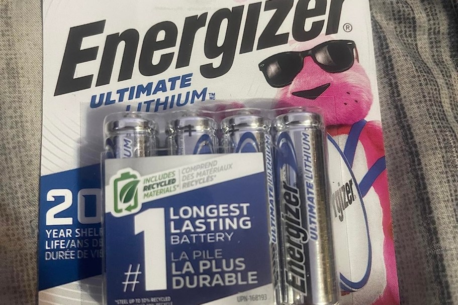 Energizer AA Batteries 4-Count Only $7.58 Shipped on Amazon (Reg. $24)