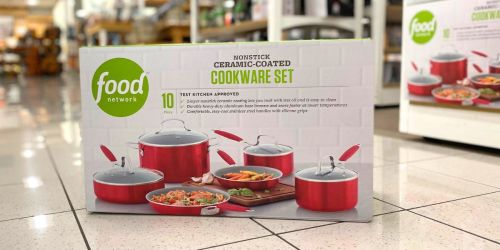 *HOT!* Food Network Cookware 10-Piece Set Only $32.62 Shipped on Kohls.online (Reg. $130)