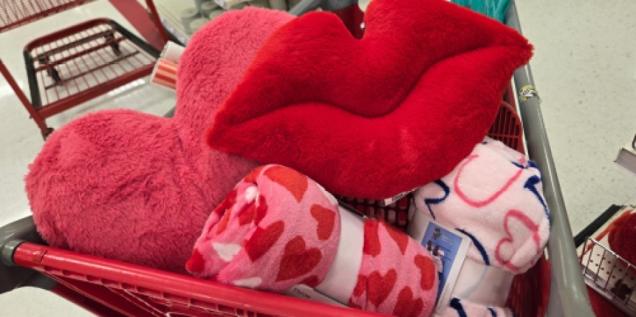 BOGO 50% Off Target Valentine’s Day Throw Blankets & Pillows (Just $7.50 Each!)