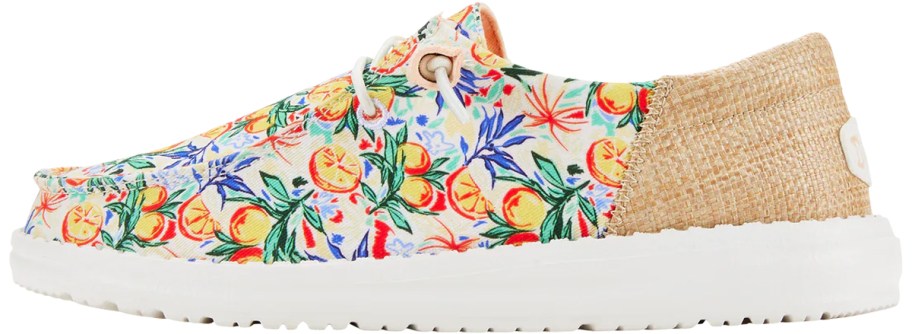 citrus print sneaker