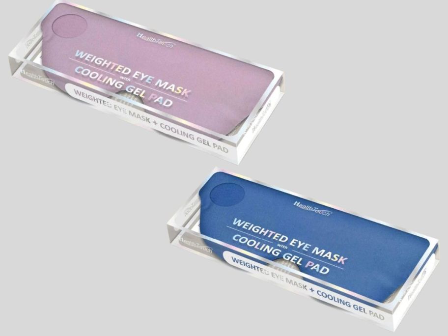 Health Touch Weighted Eye Masks w/ Cooling Gel Pads stock images