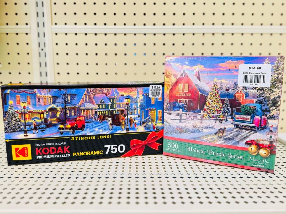 Christmas Puzzles at Hobby Lobby