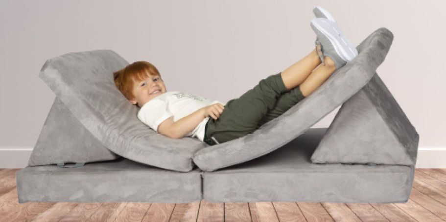 Huddle Customizable Kids Couch Just $60 Shipped on Walmart.online (Reg. $199) | Similar to Trendy Nugget Couch!