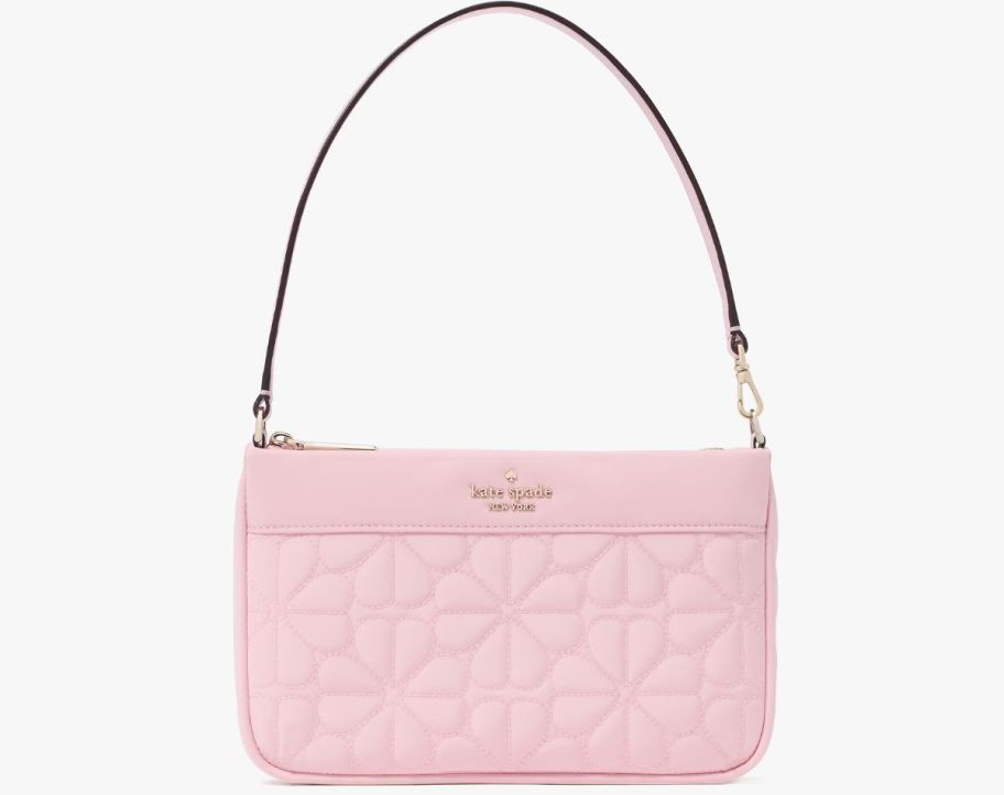 Kate Spade Flower Quilted Fabric Convertible Wristlet