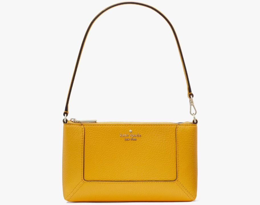 Kate Spade Lena Convertible Wristlet in yellow