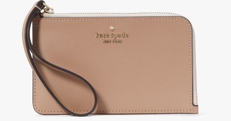 Kate Spade Lucy Bicolor Small L Zip Wristlet