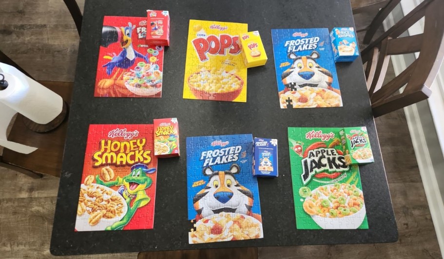 Kellogg’s Cereal Box Puzzles 6-Pack Just $9.97 on Amazon | Fun Stocking Stuffers!