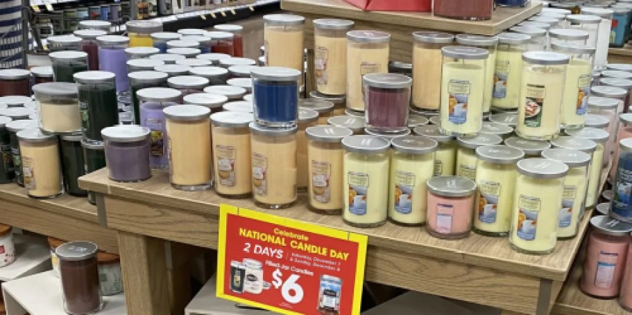 Kroger Candle Day Ends TONIGHT | Large Yankee Jar Candles Just $6