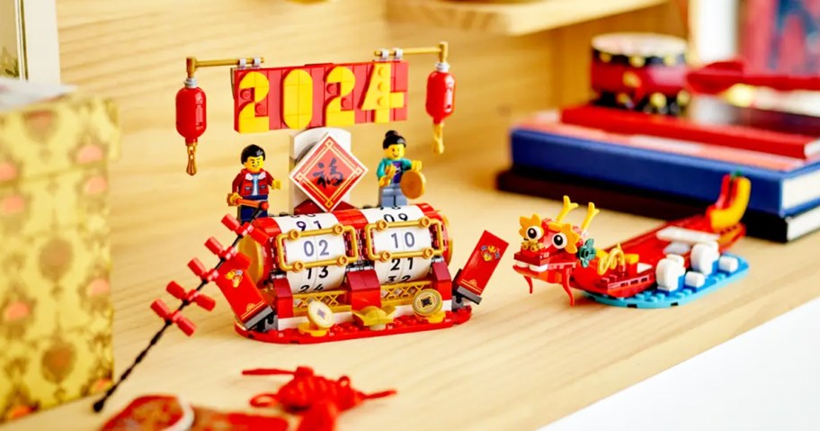 LEGO Festival Calendar set on table