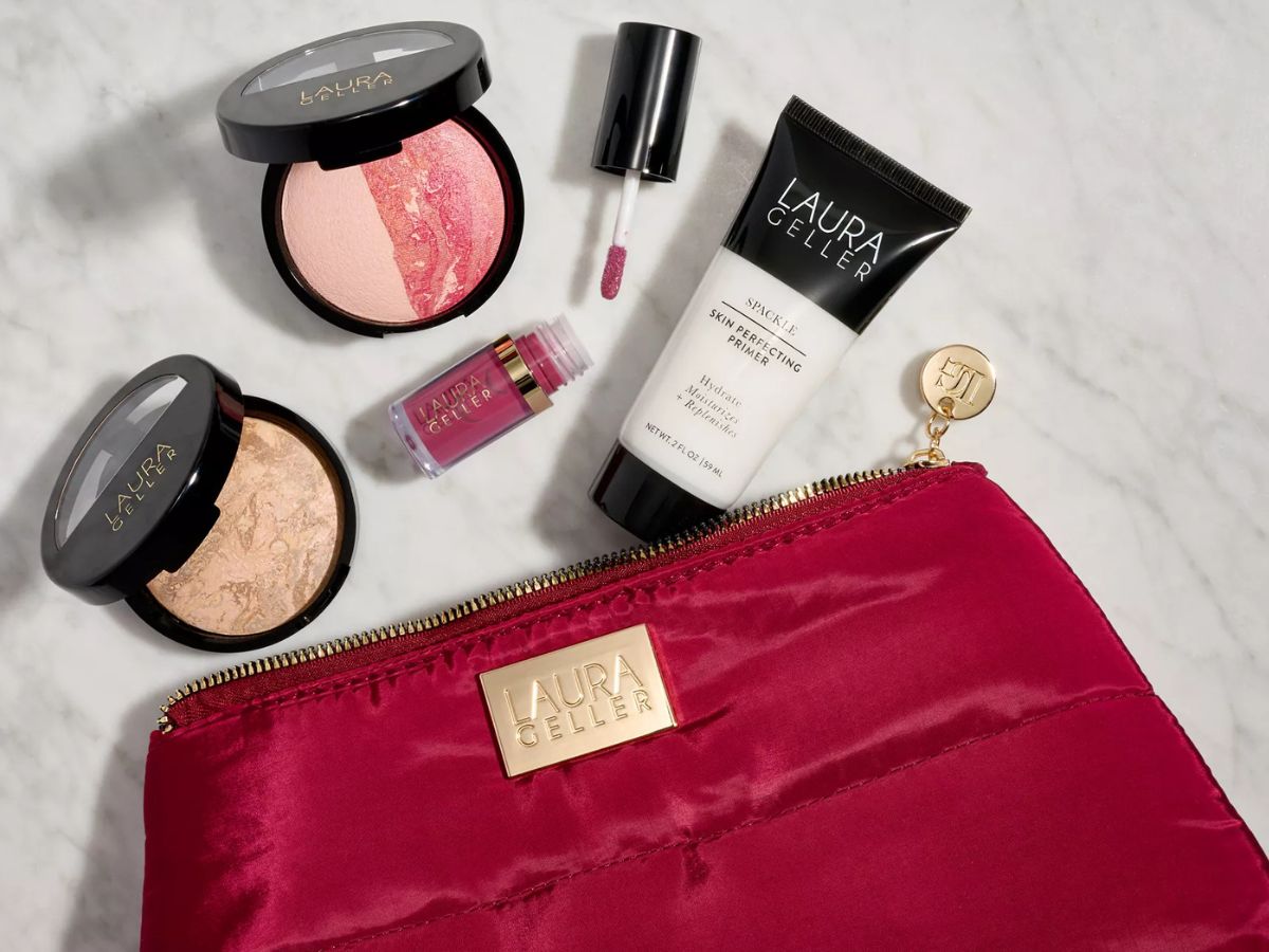 Laura Geller 4-Piece Makeup Set w/ Bag from $38.48 Shipped ($153 Value!)