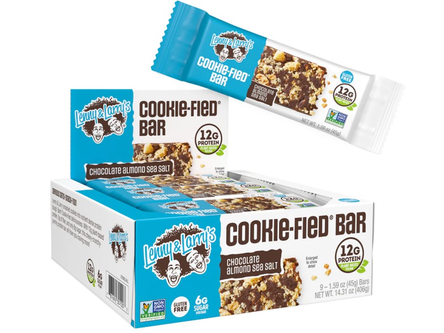 Lenny & Larry's Cookie-fied Bar Chocolate Almond Sea Salt 