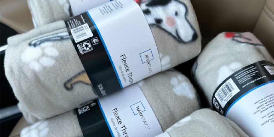 Mainstays Fleece Throw Blankets Only $2.50 on Walmart.online (Great Donation Item!)