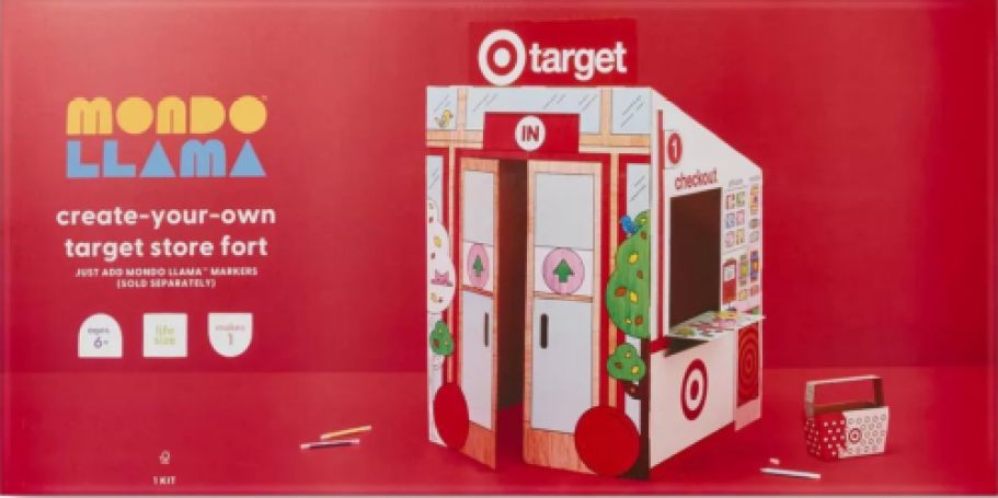 Mondo Llama Color-Your-Own Target Store Fort Only $25 + New Spring & Easter Craft Kits