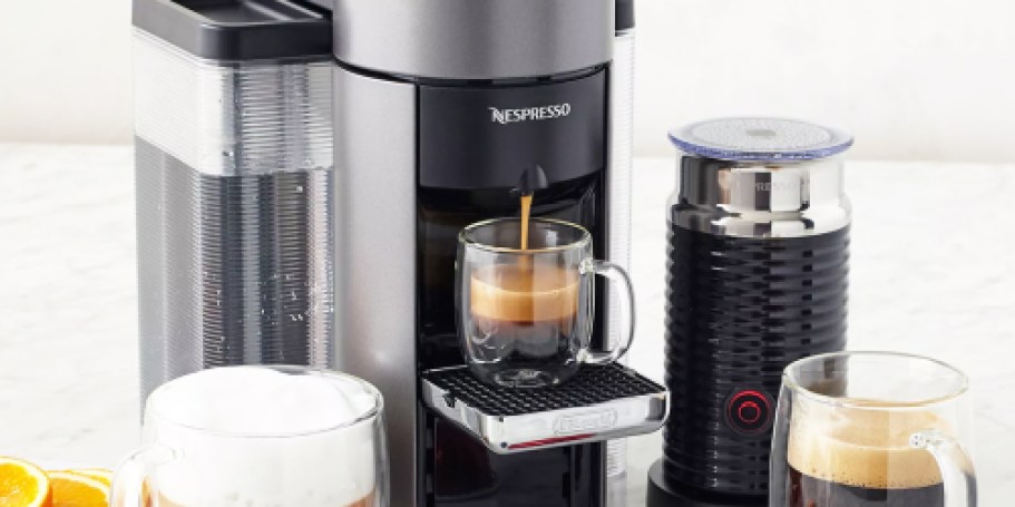 Nespresso Evoluo, Frother, Pods, & More from $134.98 Shipped ($299 Value)