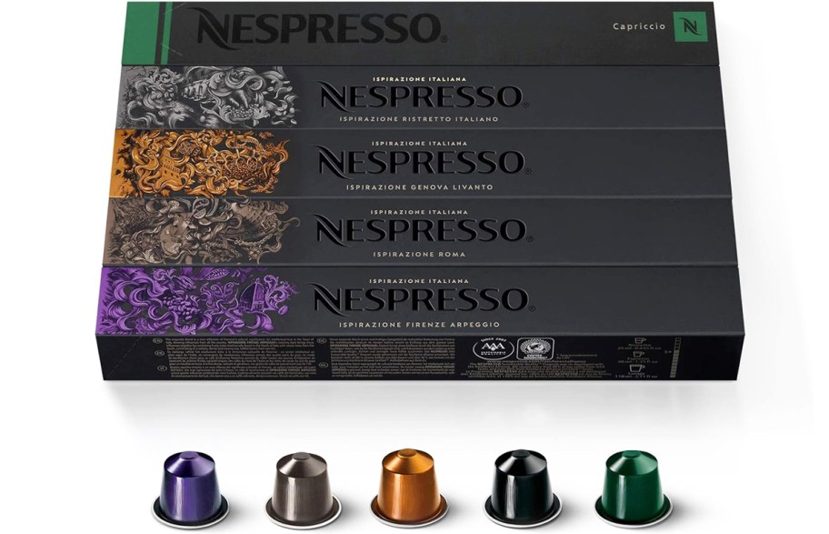 variety pack of Nespresso Pods