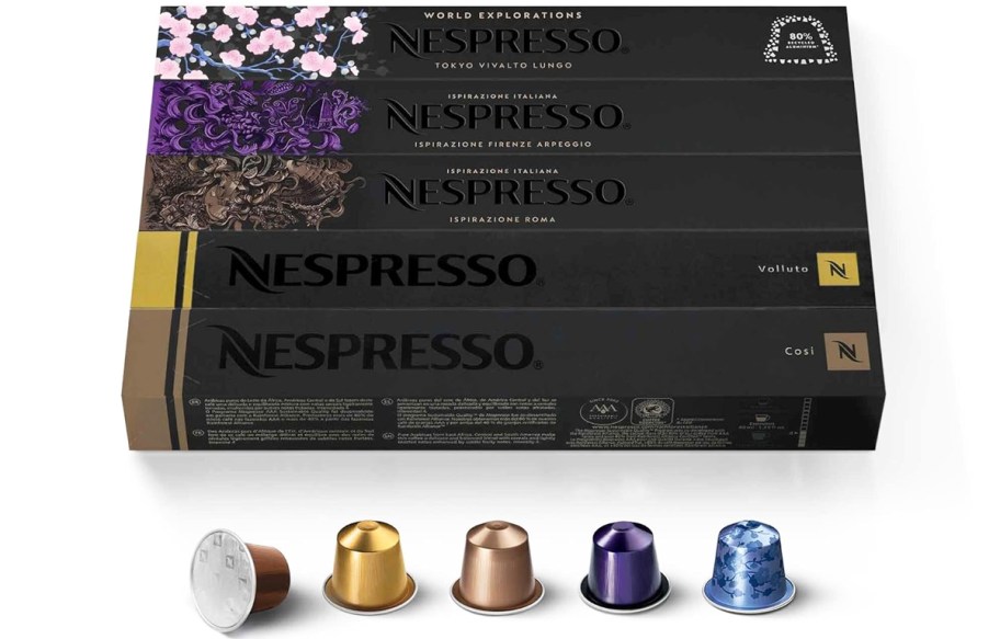 variety pack of Nespresso Pods