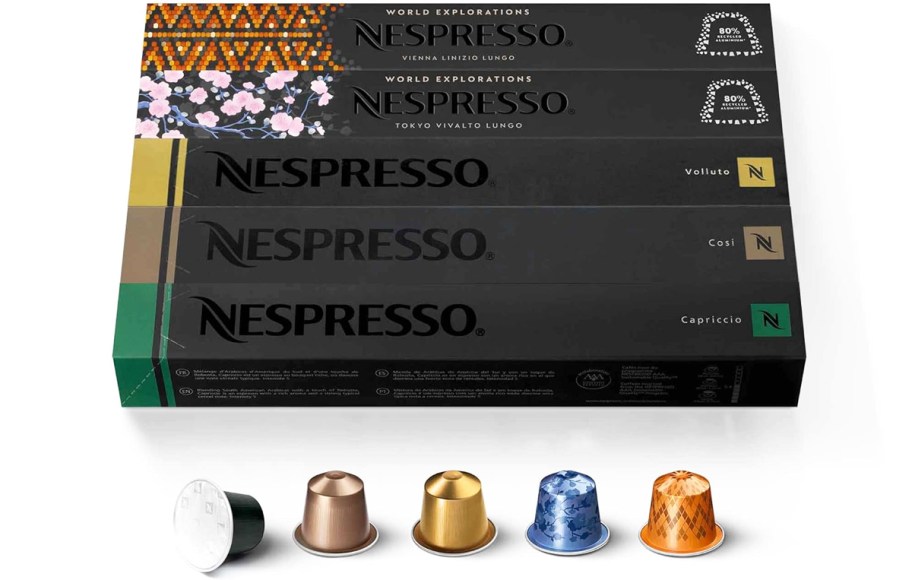 variety pack of Nespresso Pods