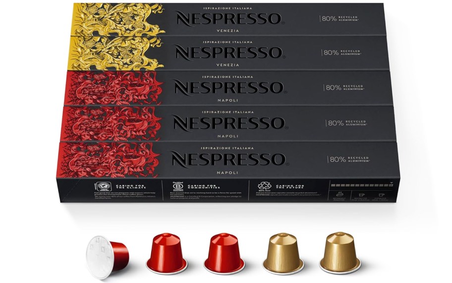 variety pack of Nespresso Pods